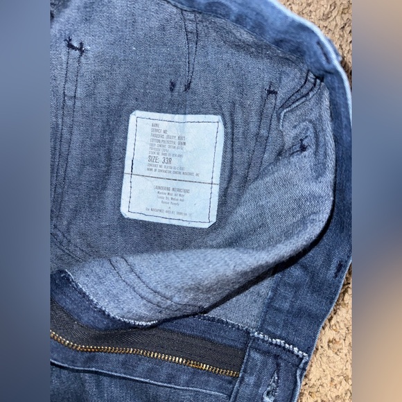 Amazing Vintage Unisex Denim Wide Cuff Bell Bottom Trouser Jeans! - Picture 5 of 6